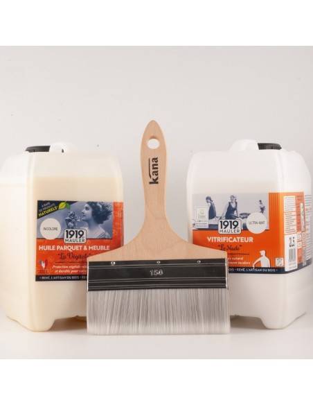 Brosse spalter kana CX3 150mm avec vitrificateur "Le Nude" et vitrification "Bouffée d'Air" 1919 BY MAULER