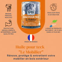 Huile pour teck "Le Mobilier" 2
